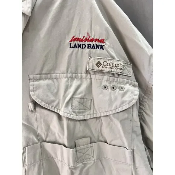Columbia Sportswear PFG (Performance Fishing Gear) Size L TG2187 Grunge Retro - Picture 2 of 7